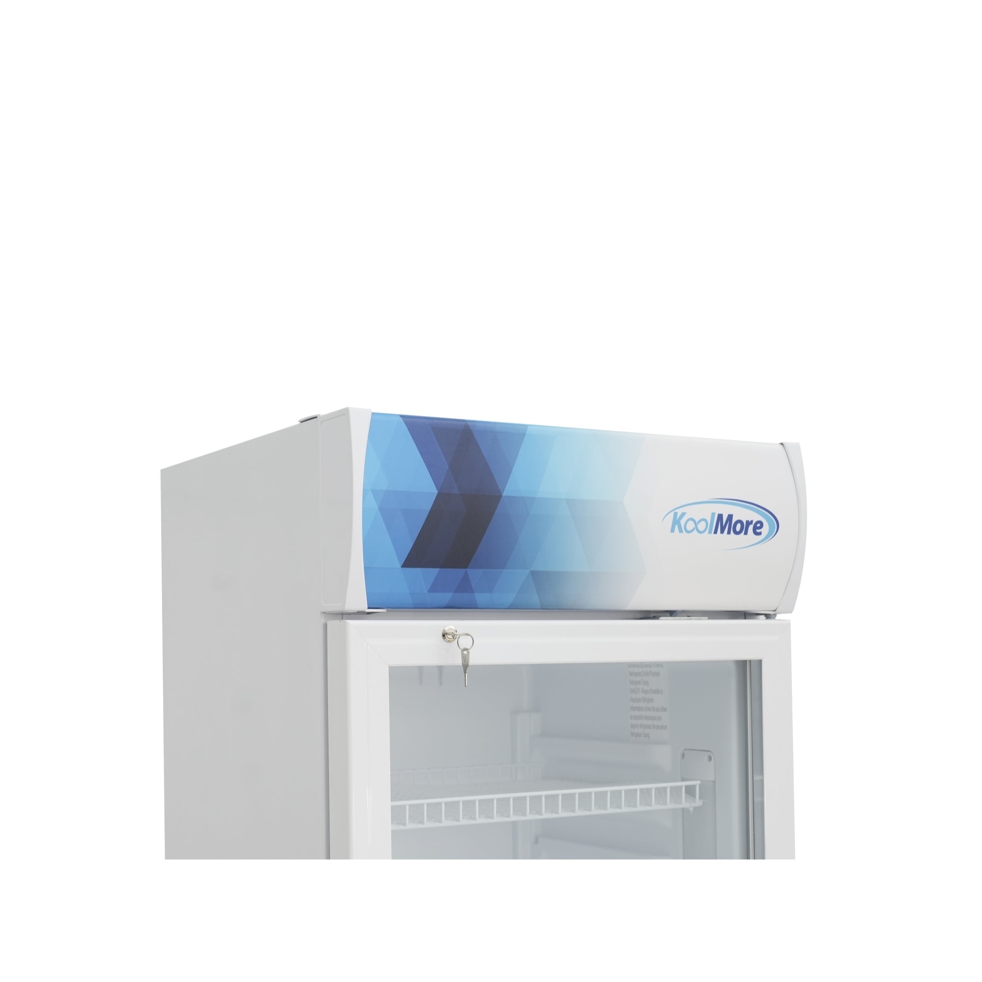 22 in. One-Door Commercial Merchandiser Refrigerator in White, 9 cu. ft.