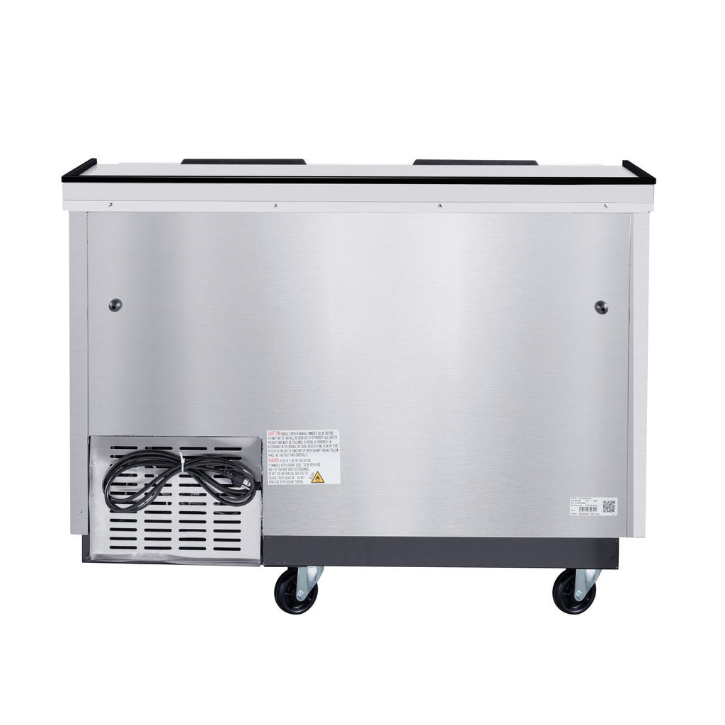50 in. Commercial Glass Froster in Stainless Steel, ETL Listed, 14 cu. ft.