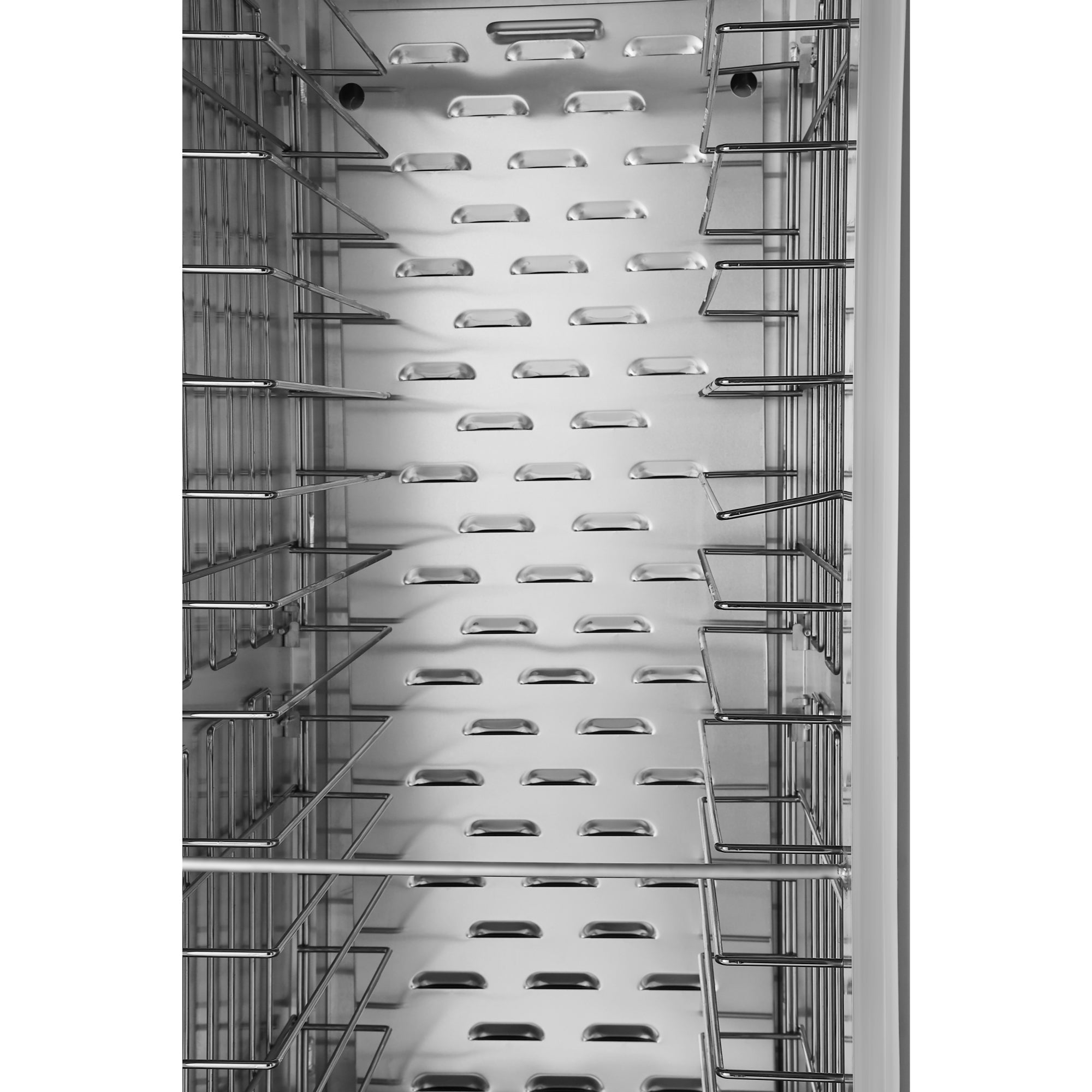 33 in. Commercial Insulated Heated Holding/Proofing Cabinet with Wire Racks and Solid Door in Silver