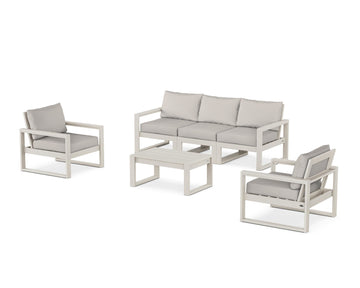 EDGE Sectional 4-Piece Deep Seating Set with Sofa