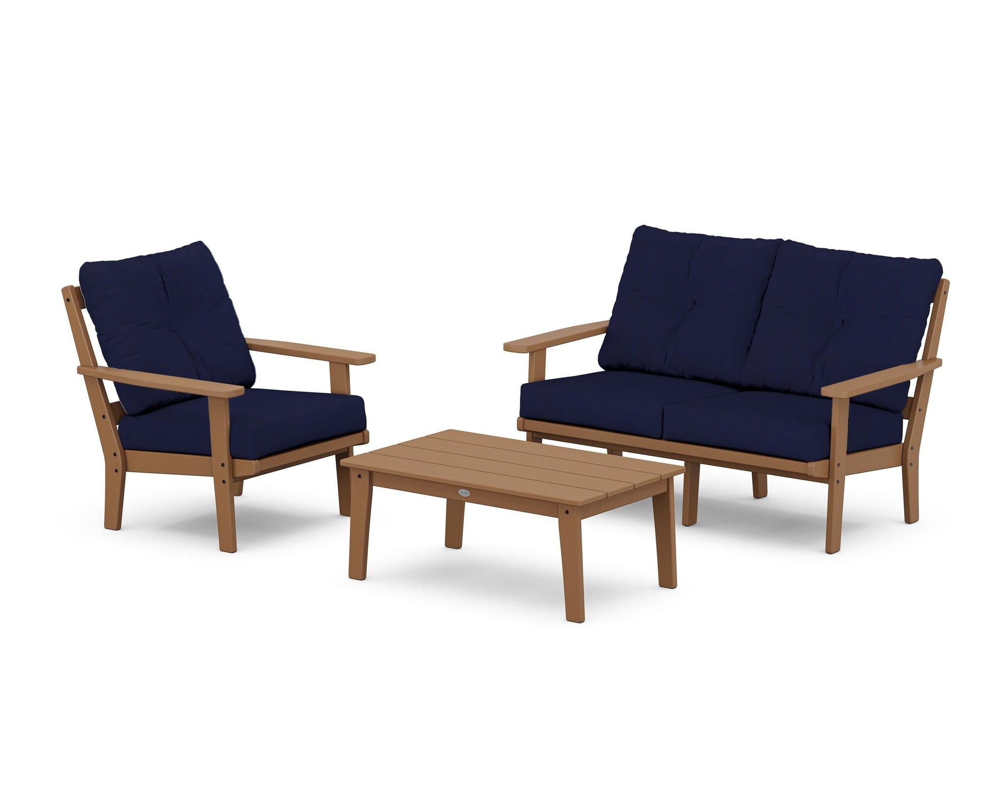Prairie 3-Piece Deep Seating Set with Loveseat
