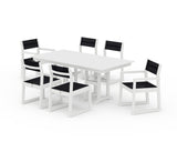 EDGE Sling 7-Piece Farmhouse Dining Set