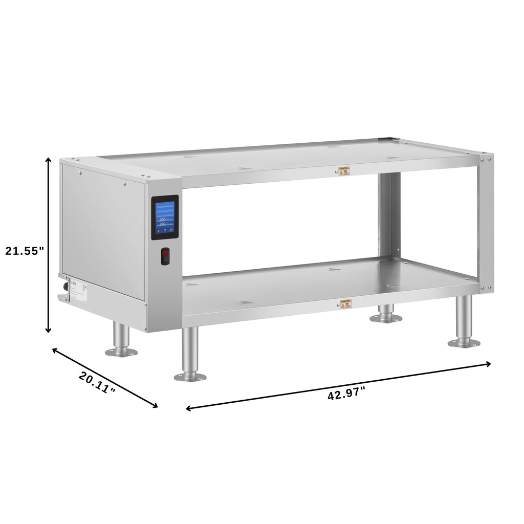 Two-Shelve Commercial Take Out Warmer Cabinet with Touch Screen in Stainless-Steel, UL and NSF Listed