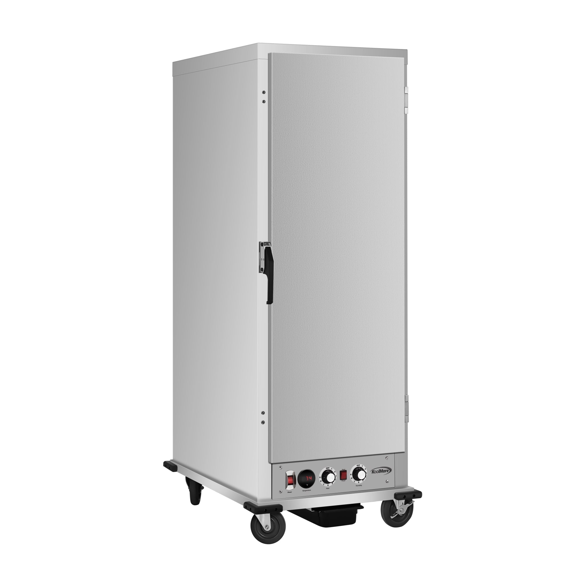 33 in. Commercial Insulated Heated Holding/Proofing Cabinet with 36-Pan Capacity and Solid Door in Silver