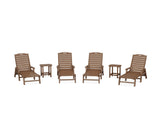 Nautical Chaise 6-Piece Set with Arms