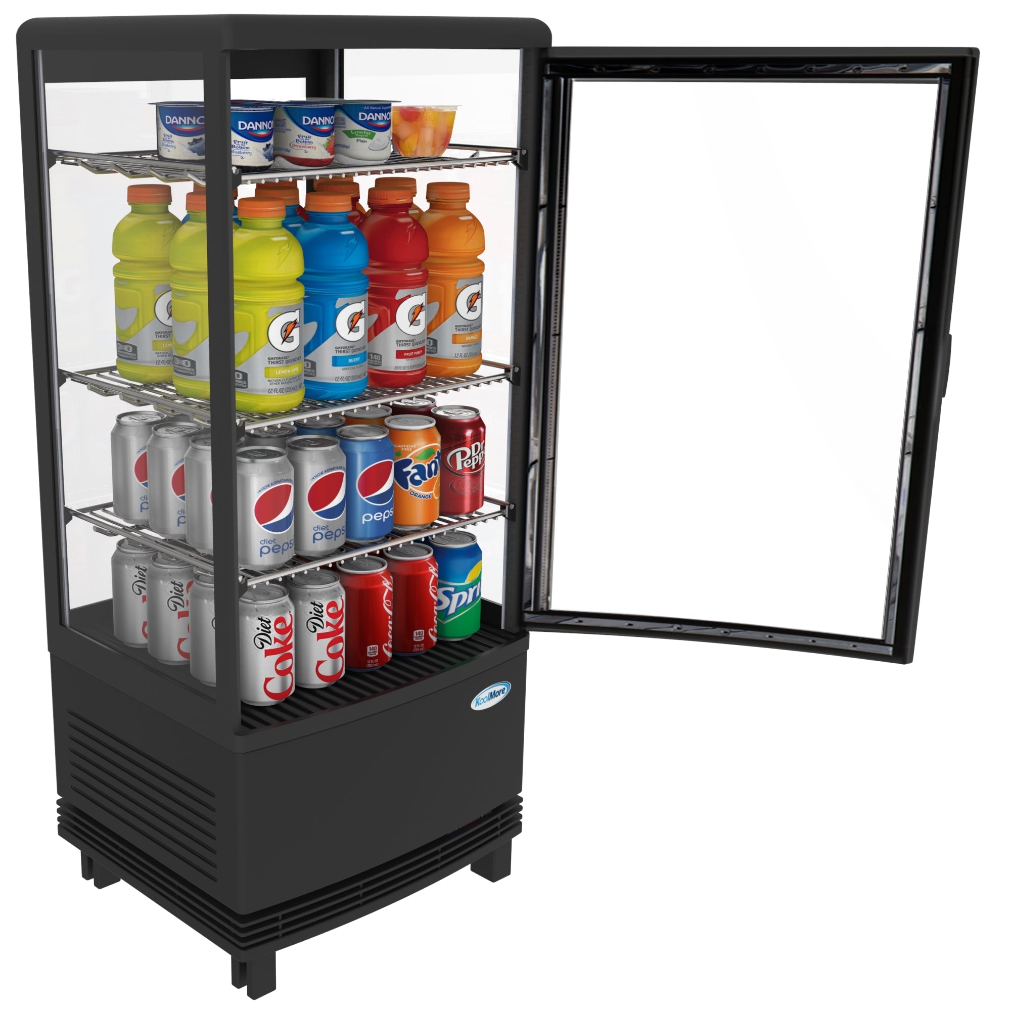 17 in. Black Countertop Display Refrigerator - 3 Cu Ft.