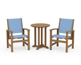 Coastal 3-Piece Round Bistro Dining Set