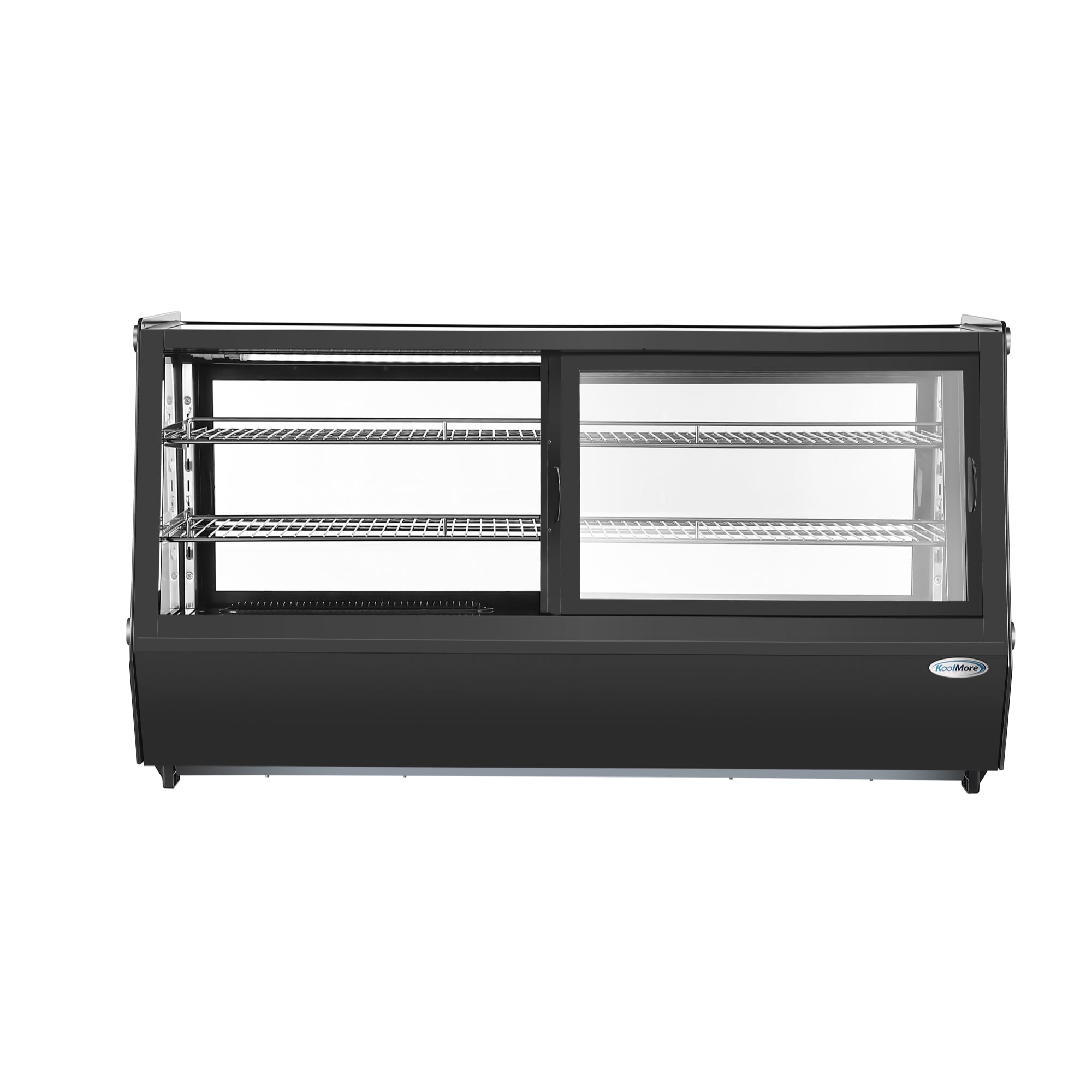 48 in. Self-Service Countertop Display Refrigerator in Black