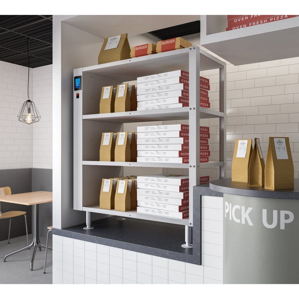 Four-Shelve Commercial Take Out Warmer Cabinet with Touch Screen in Stainless-Steel, UL and NSF Listed
