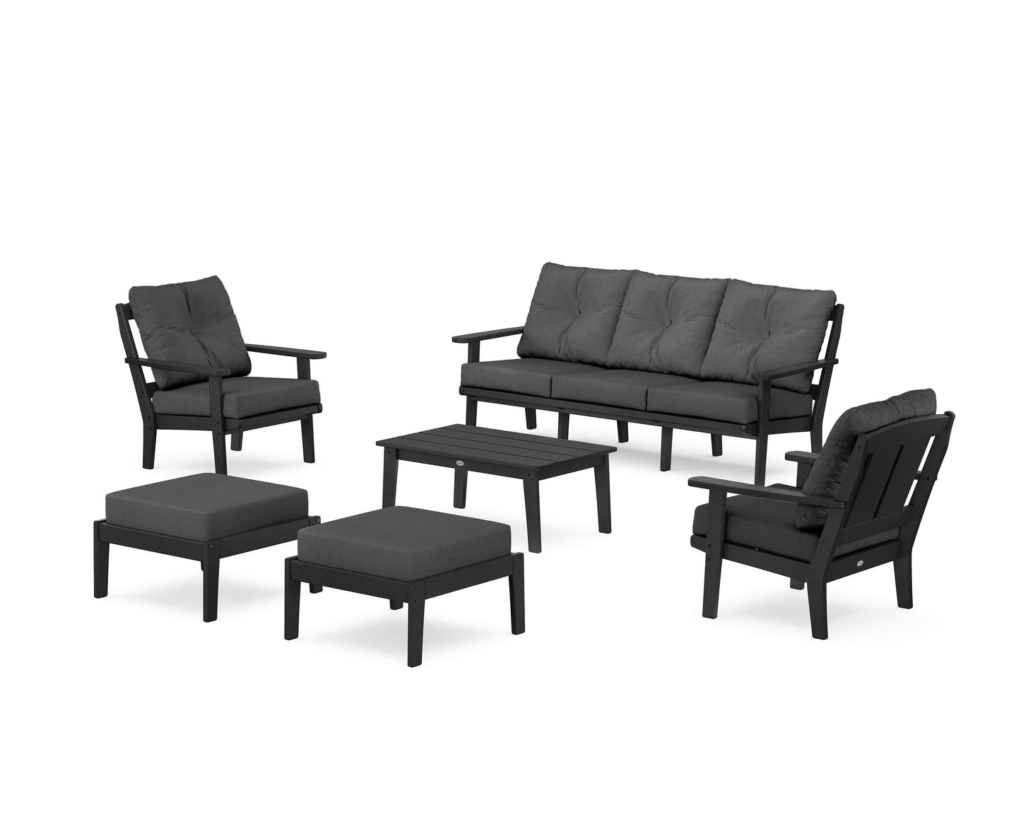 Mission 6-Piece Lounge Sofa Set