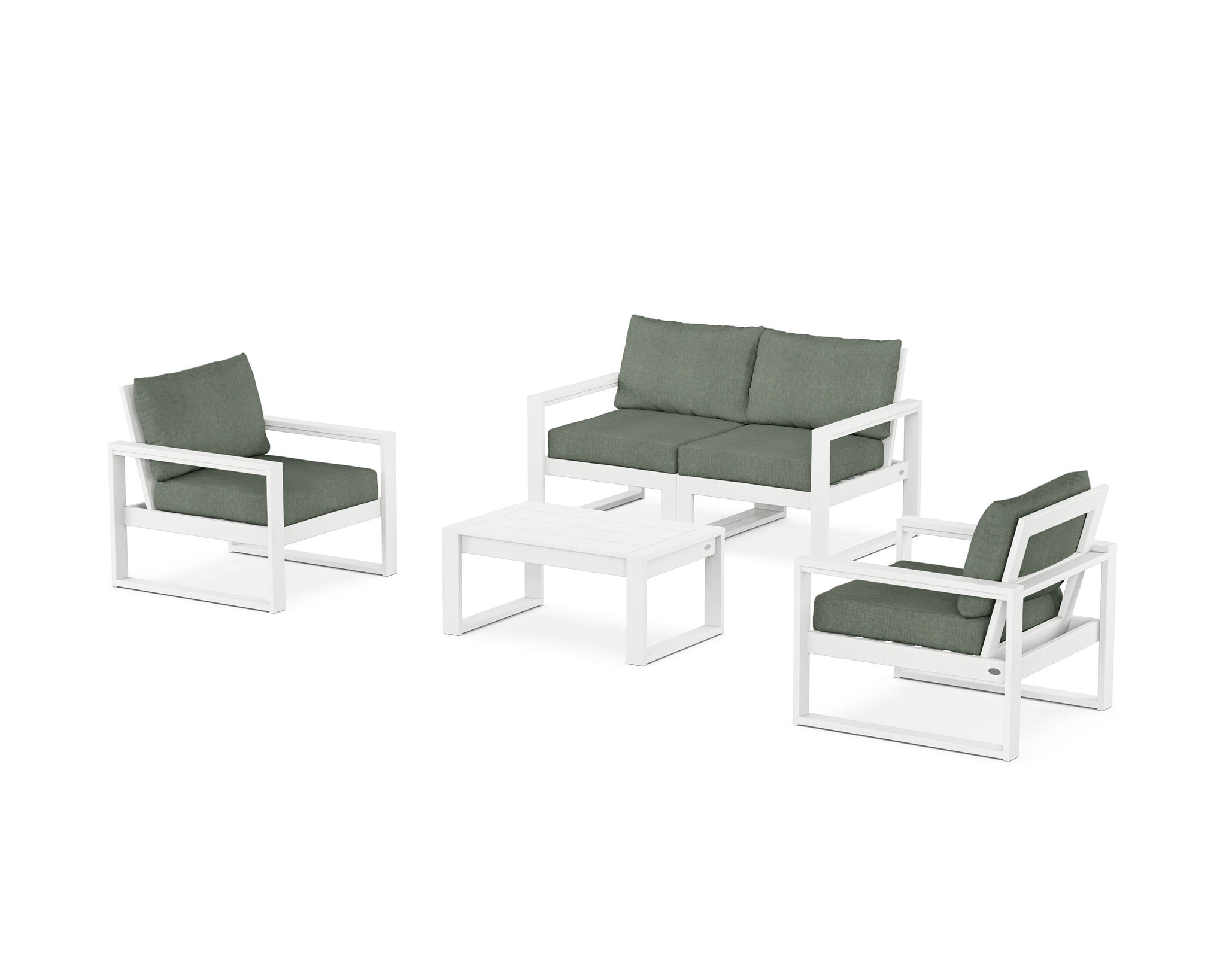 EDGE Sectional 4-Piece Deep Seating Set with Loveseat