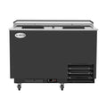 50 in. Commercial Glass Froster in Black Steel, ETL Listed, 14 cu. ft.