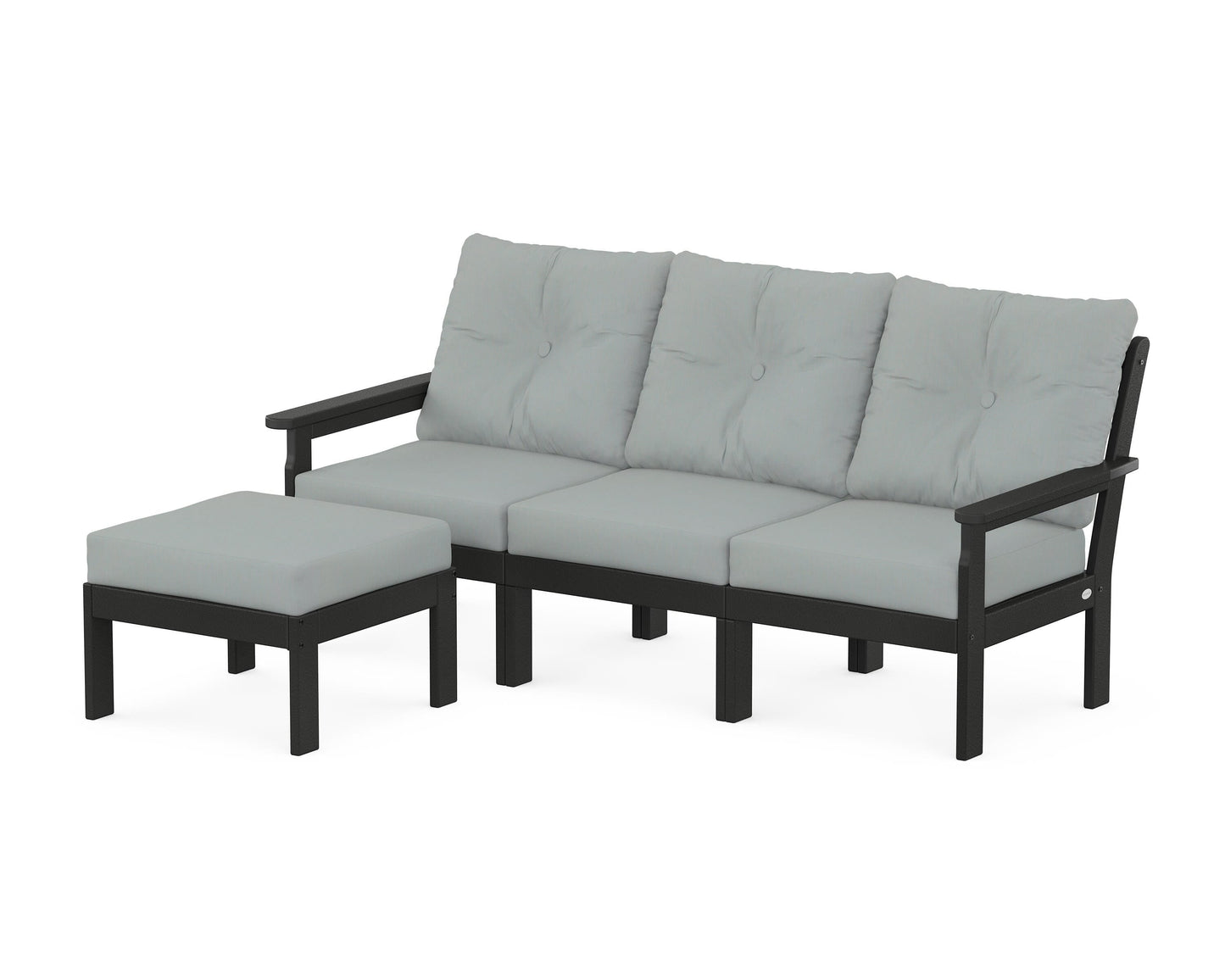 Vineyard 4-Piece Sectional with Ottoman