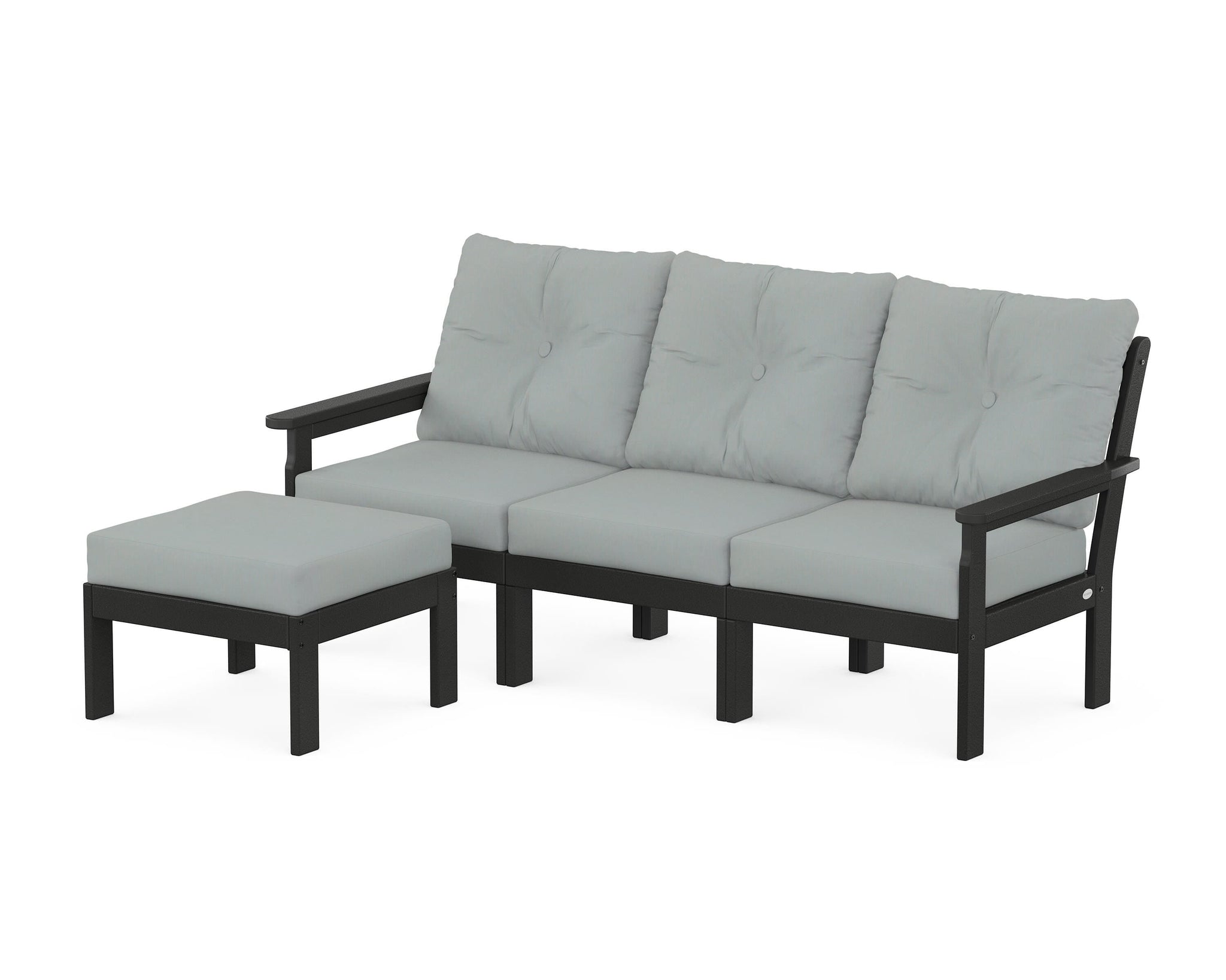 Vineyard 4-Piece Sectional with Ottoman