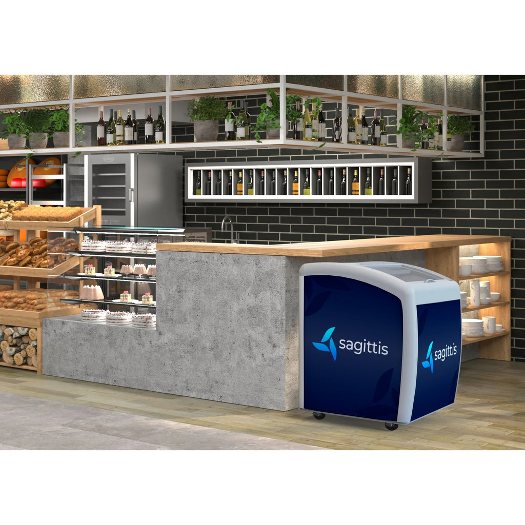 26 in. Display Ice Cream Freezer - 5.7 cu ft. - Wrap