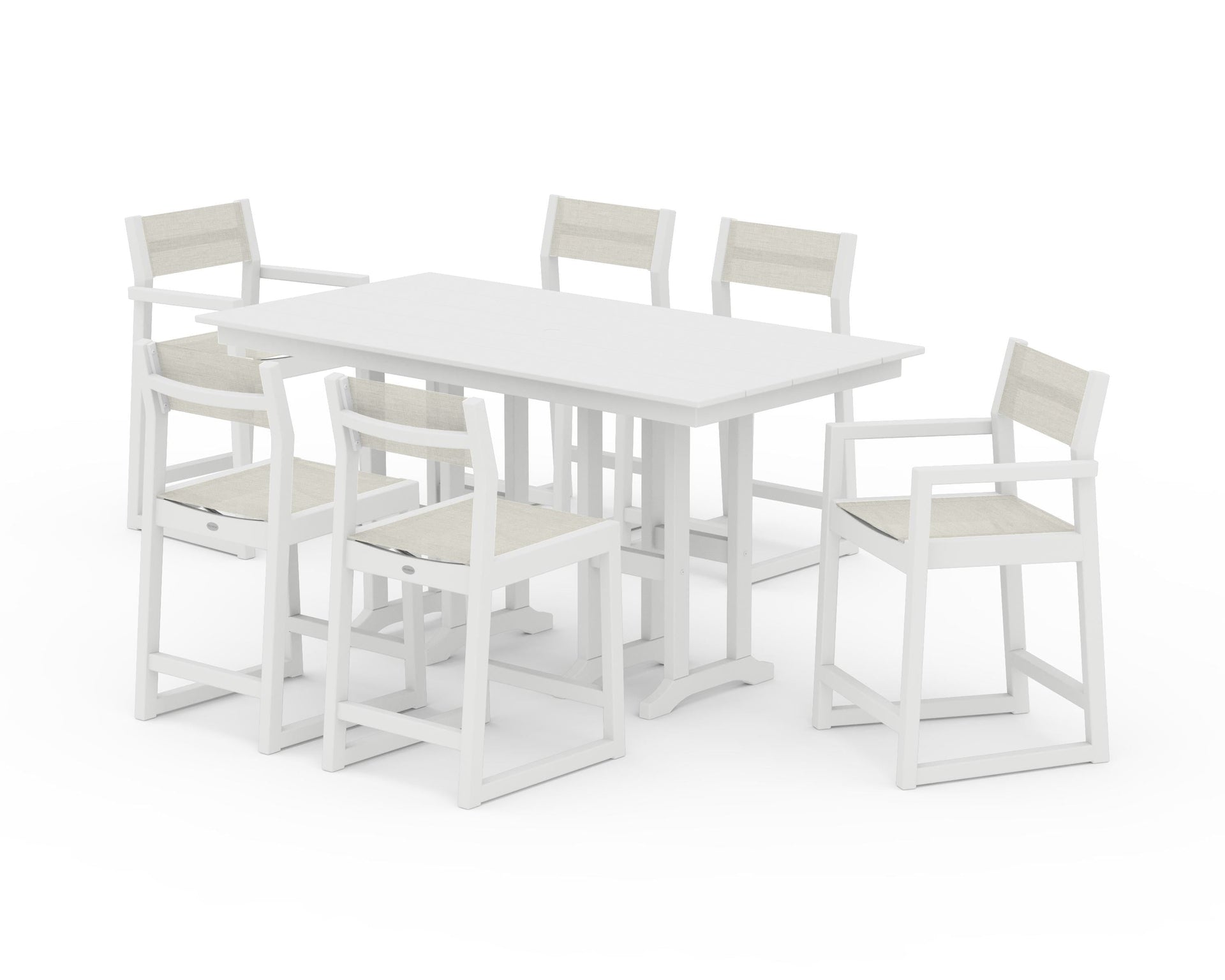 EDGE Sling 7-Piece Farmhouse Counter Set