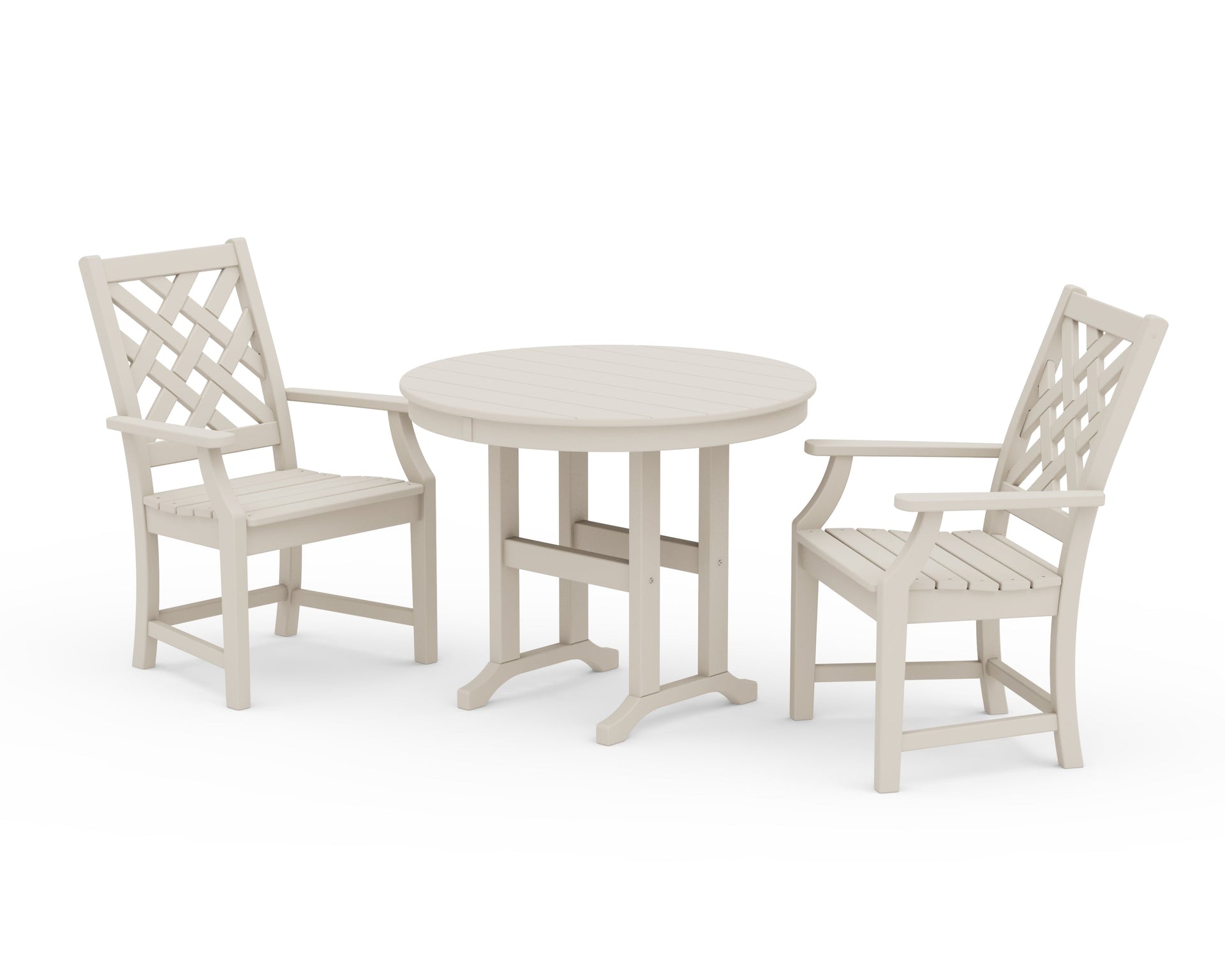 Wovendale 3-Piece Farmhouse Dining Set