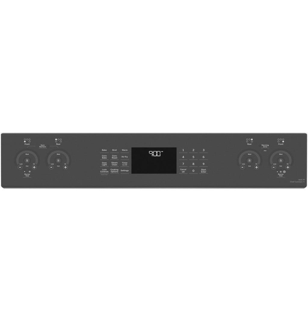 GE Profile™ 30" Smart Slide-In Electric Convection Fingerprint Resistant Range with No Preheat Air Fry
