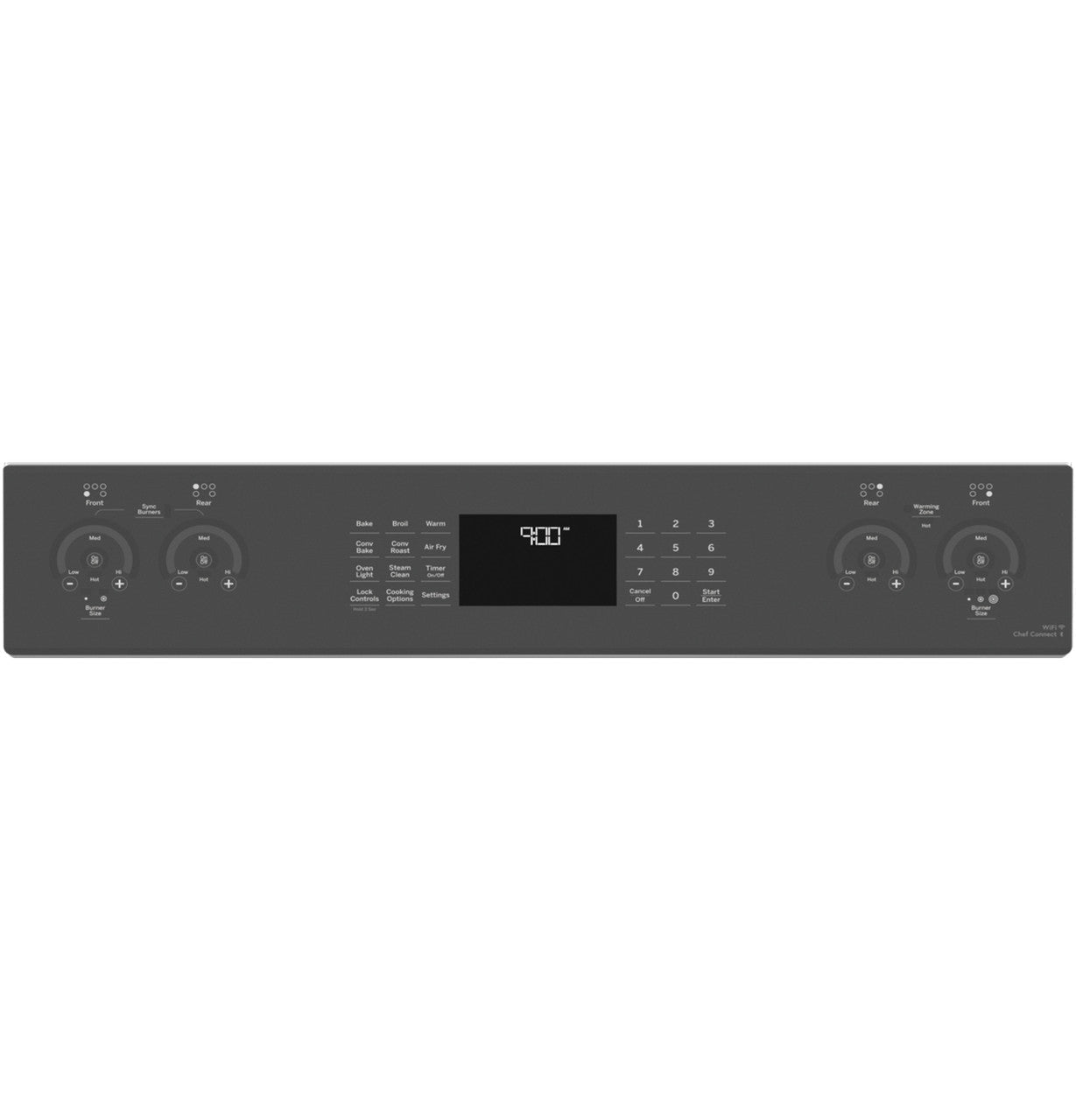 GE Profile™ 30" Smart Slide-In Electric Convection Fingerprint Resistant Range with No Preheat Air Fry