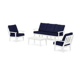 Oxford 4-Piece Deep Seating Set with Sofa