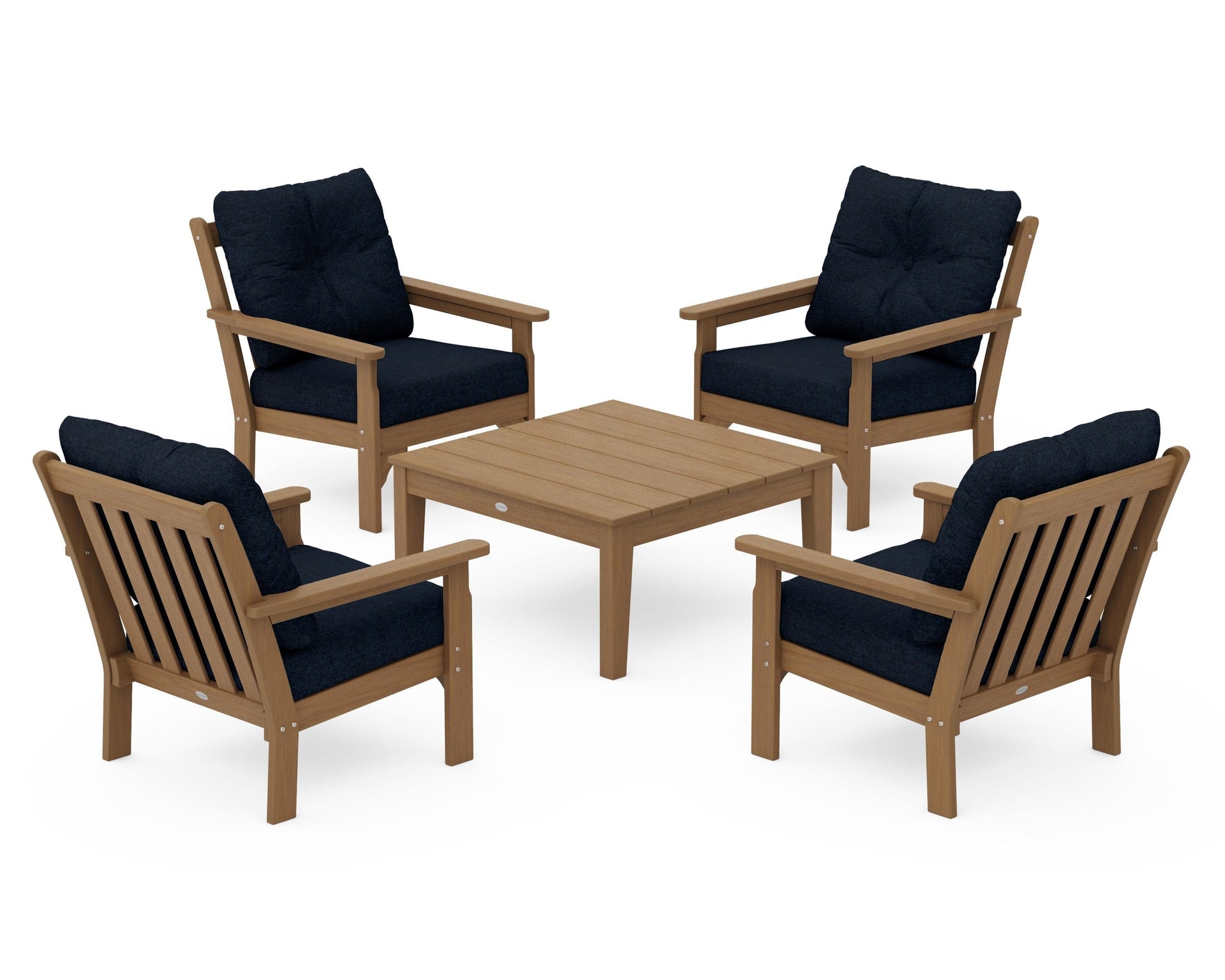 Vineyard 5-Piece Deep Seating Conversation Set