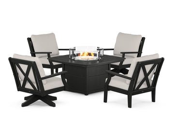 Braxton 5-Piece Deep Seating Set with Fire Table