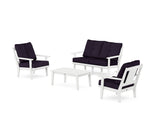 Prairie 4-Piece Deep Seating Set with Loveseat