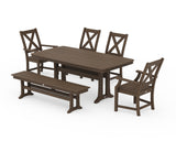 Braxton 6-Piece Dining Set with Trestle Legs