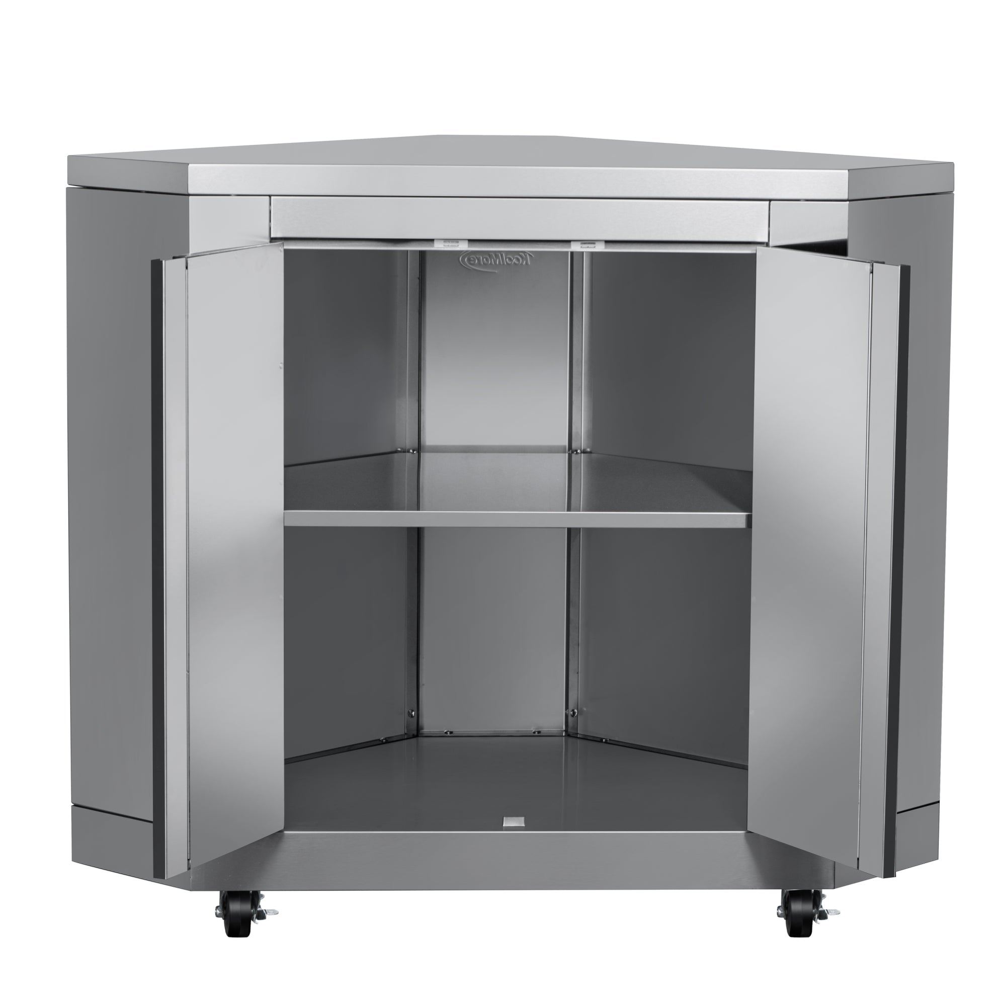 26 in. Stainless-Steel Corner Cabinet for Outdoor Kitchen (KM-OKS-CCAB)