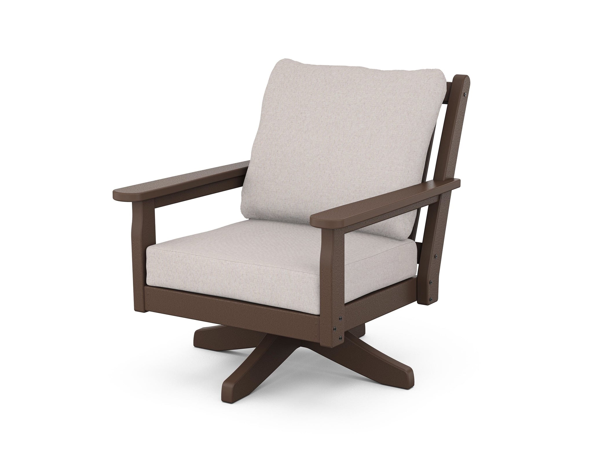 Chippendale Deep Seating Swivel Chair