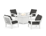 Cottage 5-Piece Deep Seating Set with Fire Pit Table