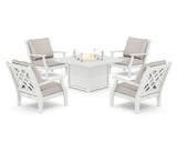 Wovendale 5-Piece Deep Seating Set with Fire Pit Table