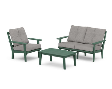 Oxford 3-Piece Deep Seating Set with Loveseat