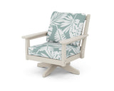 Chippendale Deep Seating Swivel Chair