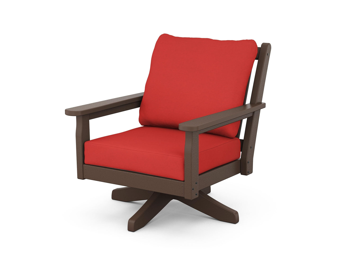 Chippendale Deep Seating Swivel Chair
