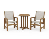 Coastal 3-Piece Round Bistro Dining Set