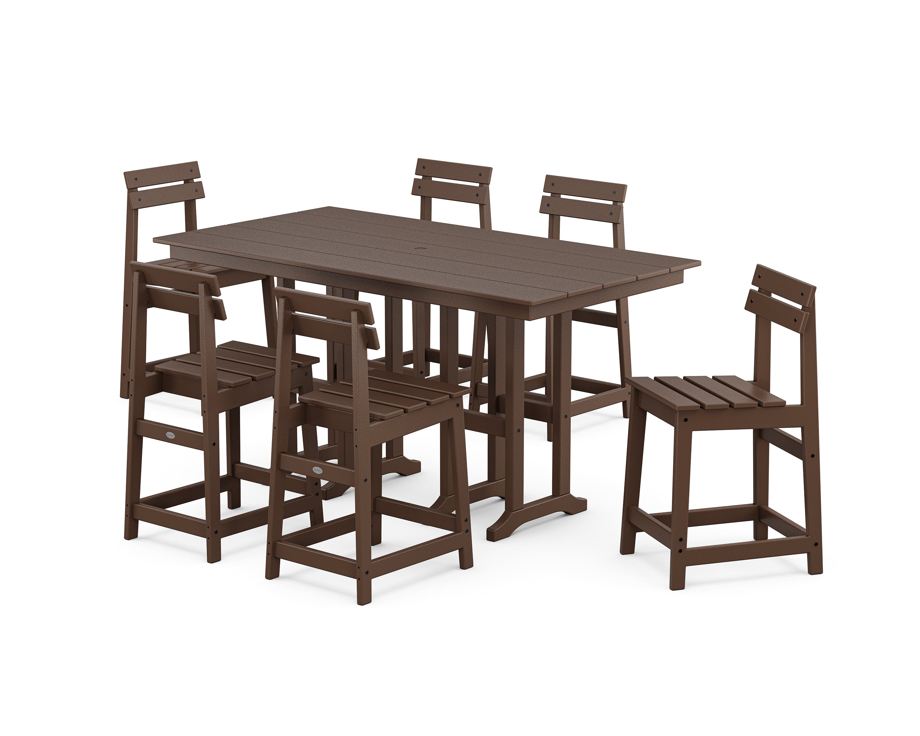 Modern Studio Plaza Counter Chair 7-Piece Set