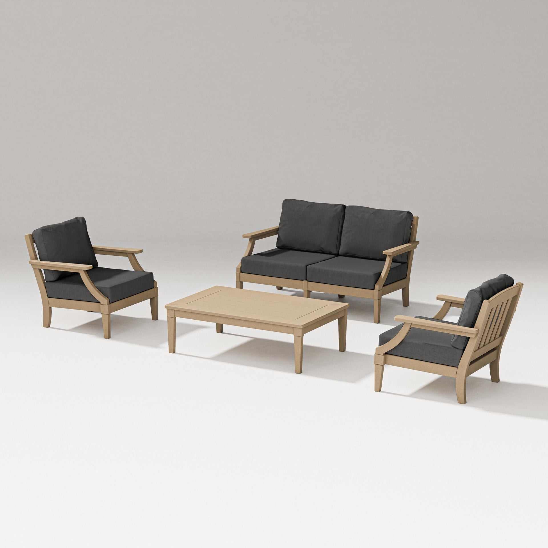 Estate Lounge 4-Piece Loveseat Set