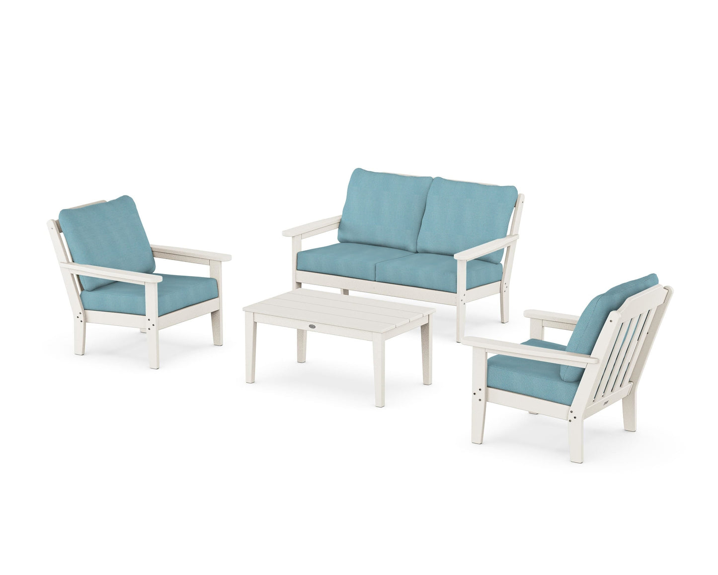 Cottage 4-Piece Deep Seating Set with Loveseat