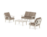 Prairie 4-Piece Deep Seating Set with Loveseat