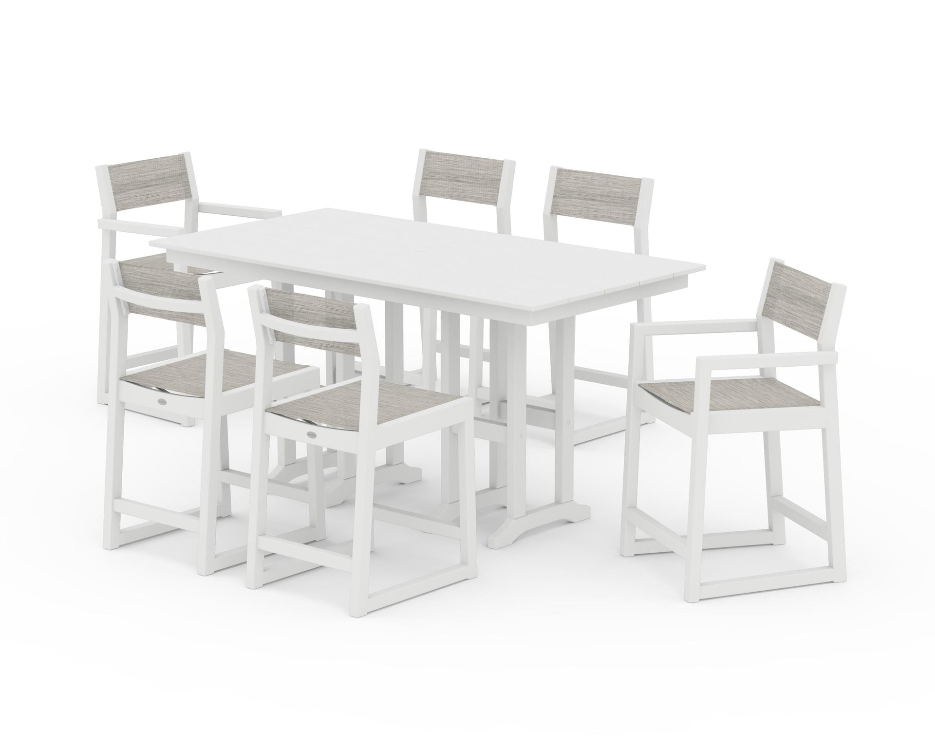 EDGE Sling 7-Piece Farmhouse Counter Set