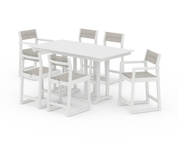 EDGE Sling 7-Piece Farmhouse Counter Set