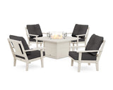 Prairie 5-Piece Deep Seating Set with Fire Pit Table