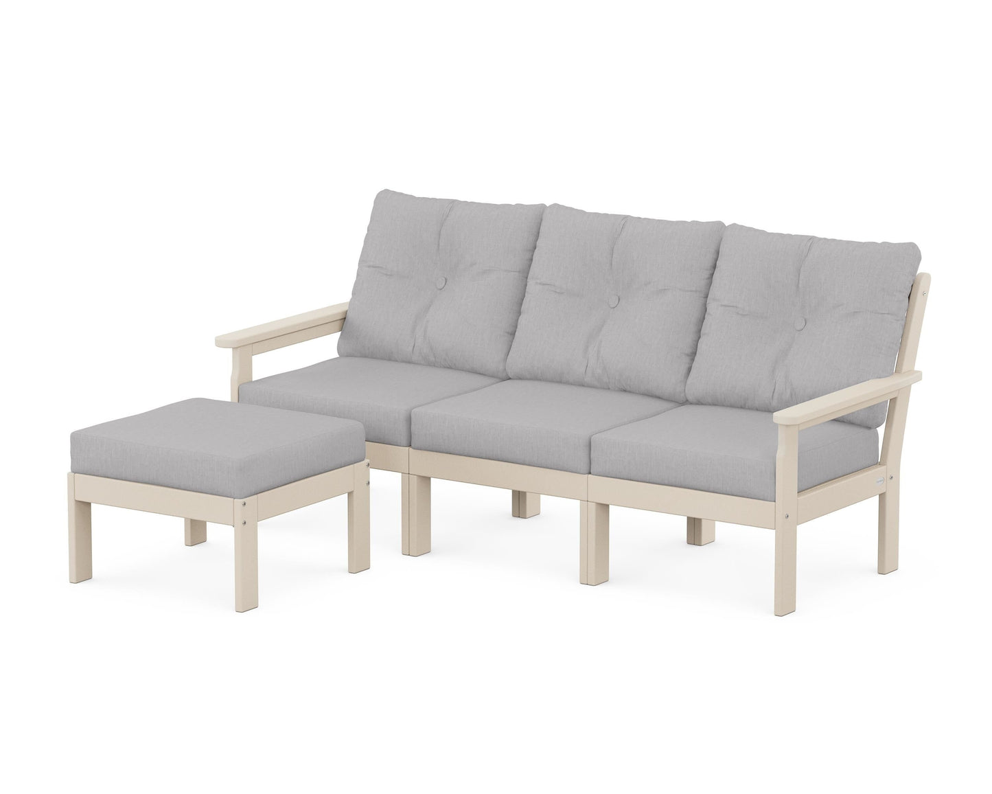 Vineyard 4-Piece Sectional with Ottoman