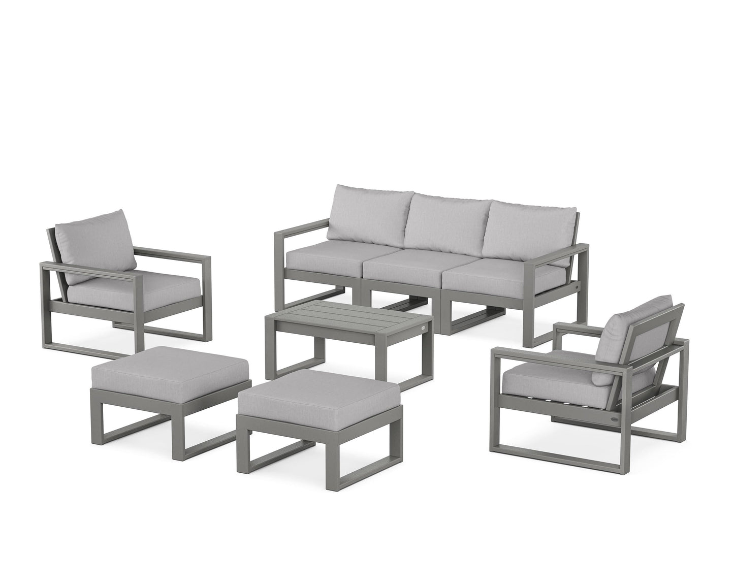 EDGE Sectional 8-Piece Lounge Sofa Set