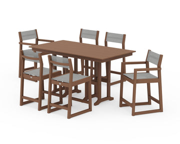 EDGE Sling 7-Piece Farmhouse Counter Set