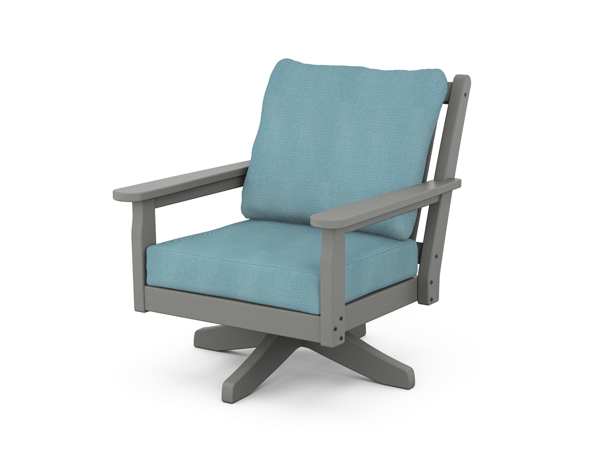 Chippendale Deep Seating Swivel Chair