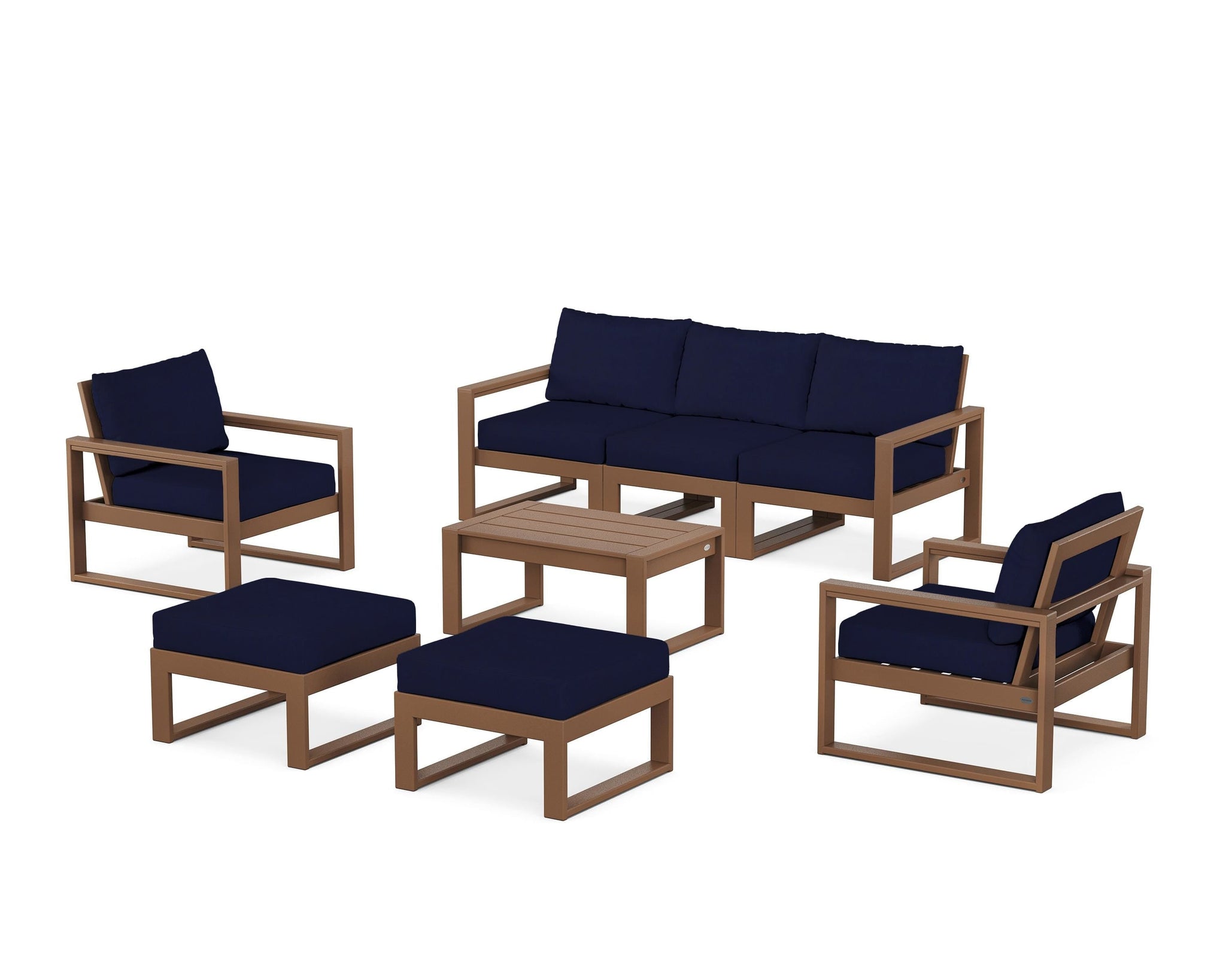 EDGE Sectional 8-Piece Lounge Sofa Set
