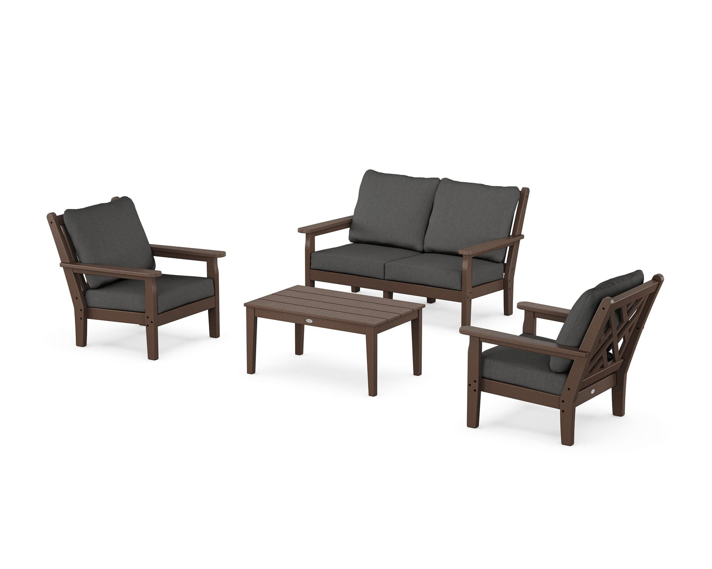 Chippendale 4-Piece Deep Seating Set with Loveseat