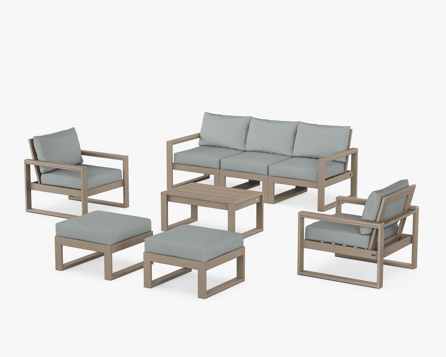 EDGE Sectional 8-Piece Lounge Sofa Set